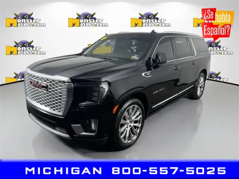 Black 2023 GMC Yukon XL Denali for sale in Michigan Center, MI