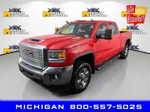 Red 2018 GMC Sierra 2500HD SLE for sale in Michigan Center, MI