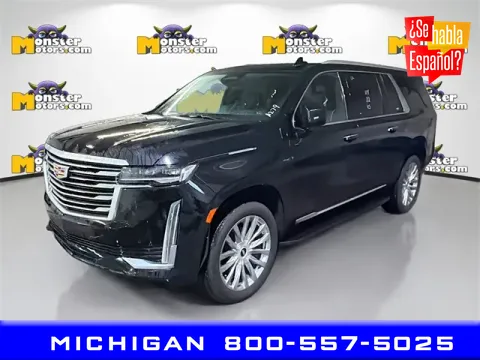 Black 2022 Cadillac Escalade ESV Premium for sale in Michigan Center, MI