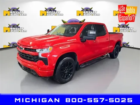 Red 2023 Chevrolet Silverado 1500 RST for sale in Michigan Center, MI
