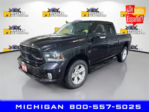 Black 2018 Ram 1500 Sport for sale in Michigan Center, MI
