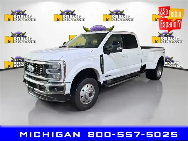 White 2024 Ford F-450SD Lariat for sale in Michigan Center, MI
