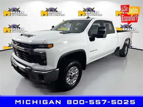 White 2024 Chevrolet Silverado 2500HD LT for sale in Michigan Center, MI