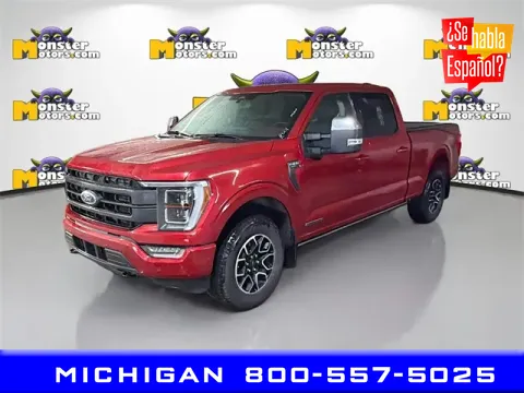 Red 2022 Ford F-150 Lariat for sale in Michigan Center, MI