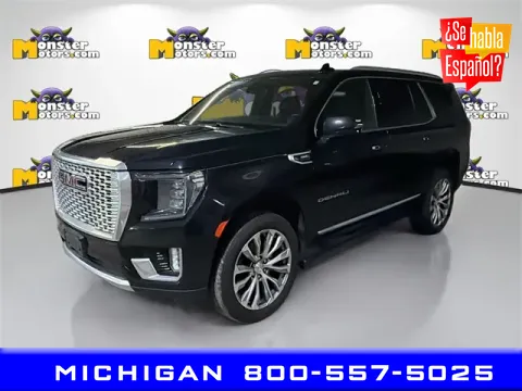 Black 2021 GMC Yukon Denali for sale in Michigan Center, MI