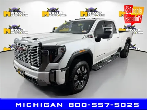 White 2024 GMC Sierra 3500HD Denali for sale in Michigan Center, MI