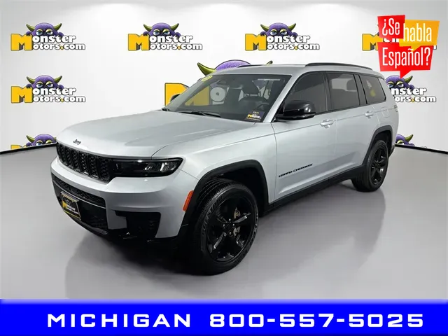 Silver 2023 Jeep Grand Cherokee L Altitude for sale in Michigan Center, MI