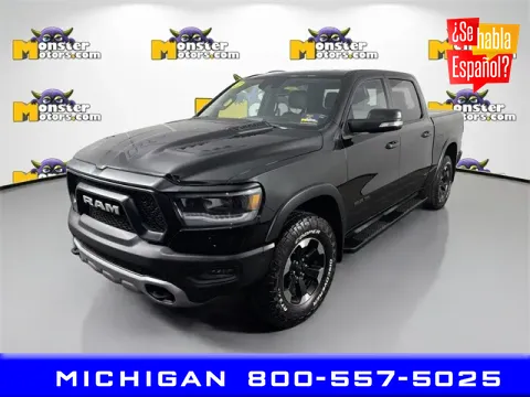 Black 2022 Ram 1500 Rebel for sale in Michigan Center, MI
