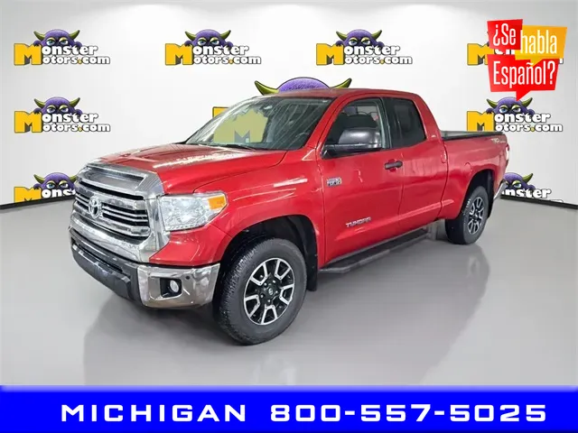 Red 2017 Toyota Tundra SR5 for sale in Michigan Center, MI
