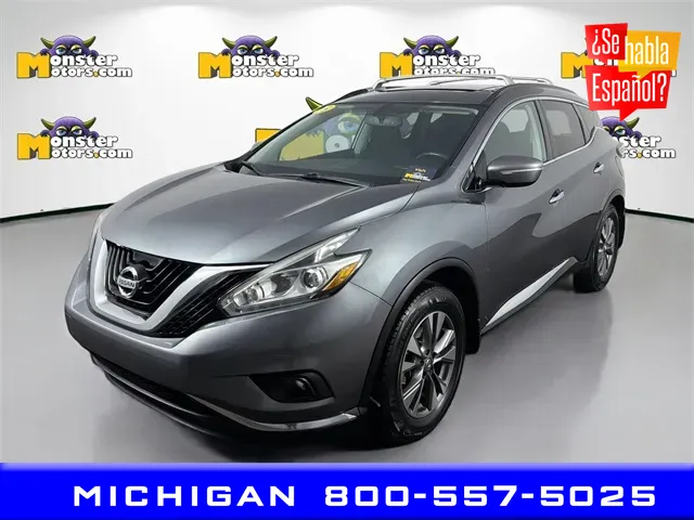 Gray 2015 Nissan Murano SV for sale in Michigan Center, MI