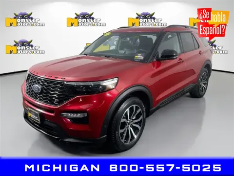 Red 2020 Ford Explorer ST for sale in Michigan Center, MI