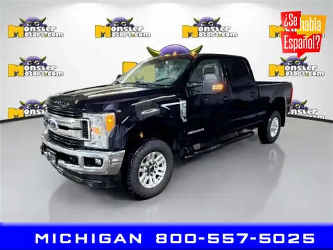 Black 2017 Ford F-250SD XLT for sale in Michigan Center, MI