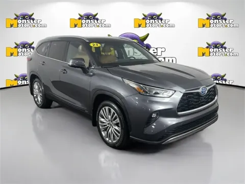 Another view of 2023 Toyota Highlander Hybrid Platinum for sale in Michigan Center, MI at Monster Motors - Jackson, MI