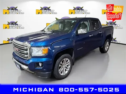 Blue 2020 GMC Canyon SLT for sale in Michigan Center, MI
