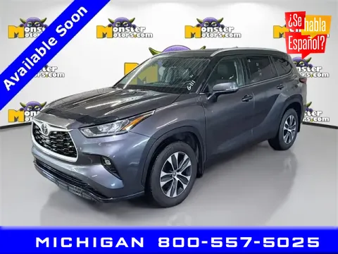 Gray 2023 Toyota Highlander L for sale in Michigan Center, MI