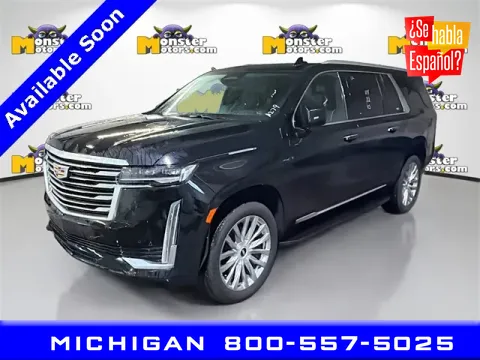 Black 2022 Cadillac Escalade ESV Premium for sale in Michigan Center, MI