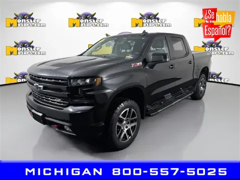 Black 2019 Chevrolet Silverado 1500 LT Trail Boss for sale in Michigan Center, MI