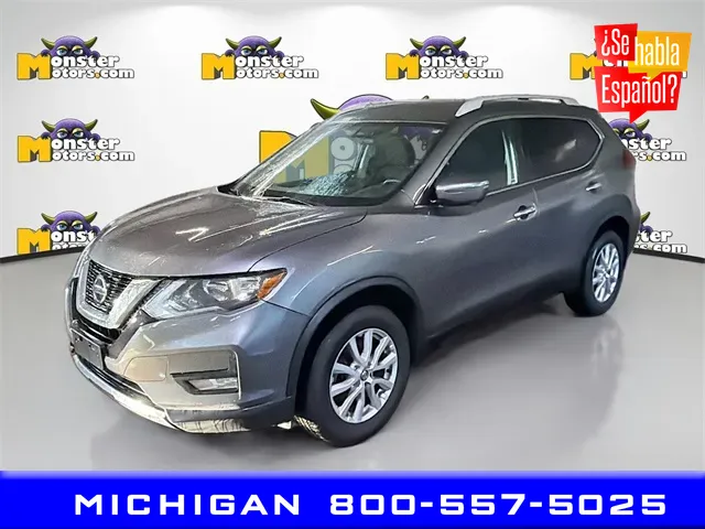 Gray 2018 Nissan Rogue SV for sale in Michigan Center, MI