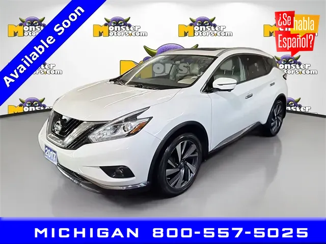 White 2017 Nissan Murano SV for sale in Michigan Center, MI