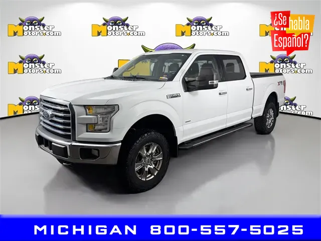White 2016 Ford F-150 XLT for sale in Michigan Center, MI