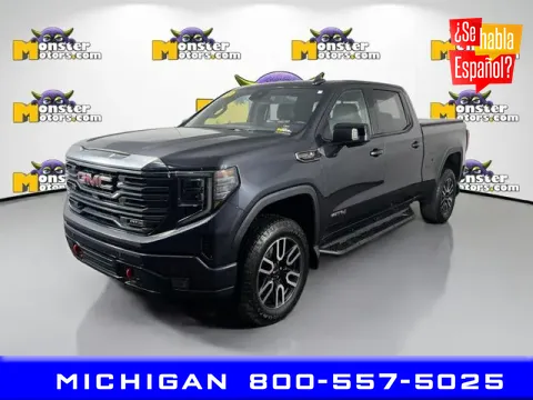 Gray 2022 GMC Sierra 1500 AT4 for sale in Michigan Center, MI