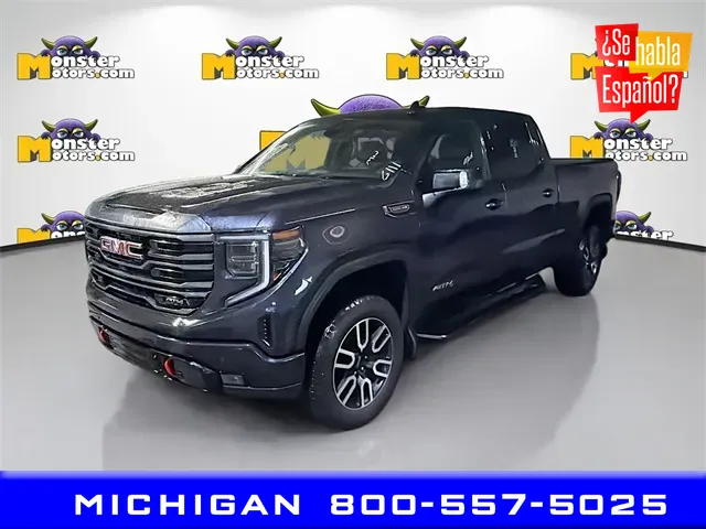 Gray 2022 GMC Sierra 1500 AT4 for sale in Michigan Center, MI