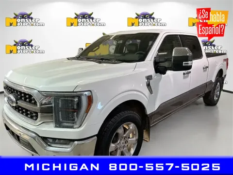 White 2022 Ford F-150 King Ranch for sale in Michigan Center, MI