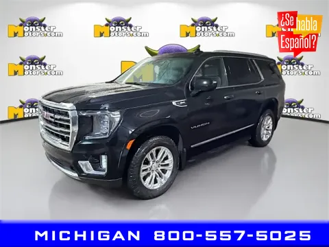 Black 2021 GMC Yukon SLT for sale in Michigan Center, MI