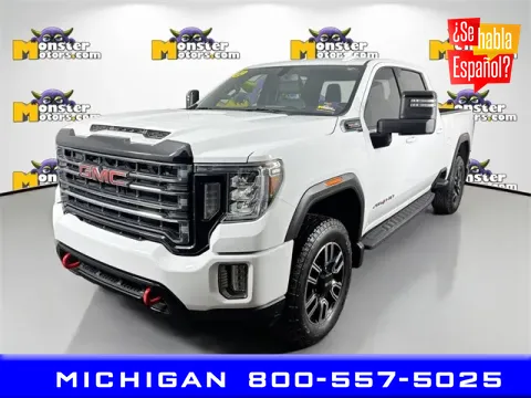 White 2022 GMC Sierra 2500HD AT4 for sale in Michigan Center, MI