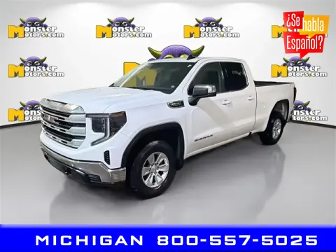 White 2022 GMC Sierra 1500 SLE for sale in Michigan Center, MI