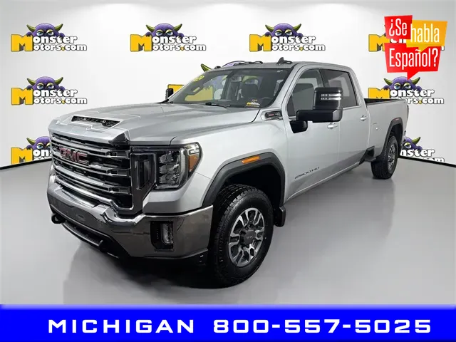 Silver 2022 GMC Sierra 2500HD SLE for sale in Michigan Center, MI