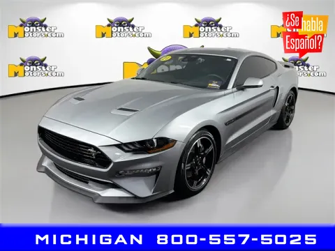 Silver 2021 Ford Mustang GT Premium for sale in Michigan Center, MI