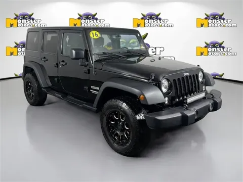 Another view of 2016 Jeep Wrangler Unlimited Sport for sale in Michigan Center, MI at Monster Motors - Jackson, MI