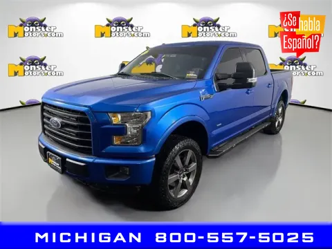 Blue 2016 Ford F-150 XLT for sale in Michigan Center, MI