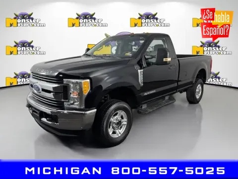 Black 2017 Ford F-250SD XLT for sale in Michigan Center, MI