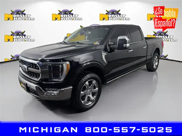 Black 2022 Ford F-150 King Ranch for sale in Michigan Center, MI