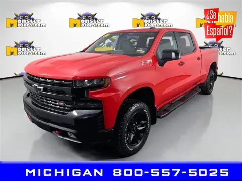 Red 2022 Chevrolet Silverado 1500 LTD LT Trail Boss for sale in Michigan Center, MI