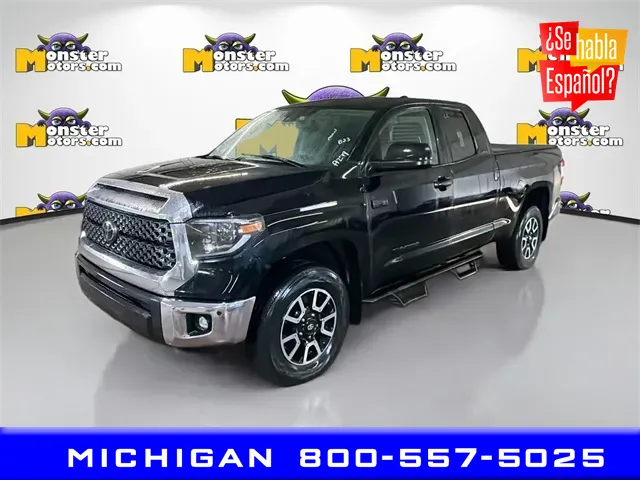 Black 2021 Toyota Tundra SR5 for sale in Michigan Center, MI
