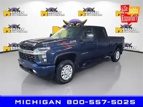 Blue 2020 Chevrolet Silverado 2500HD LT for sale in Michigan Center, MI