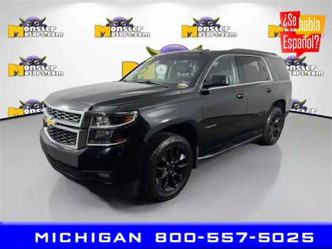 Black 2015 Chevrolet Tahoe LT for sale in Michigan Center, MI