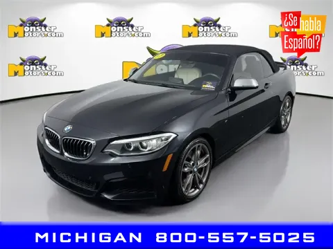Black 2017 BMW 2 Series M240i for sale in Michigan Center, MI