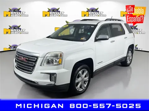 White 2016 GMC Terrain SLT for sale in Michigan Center, MI