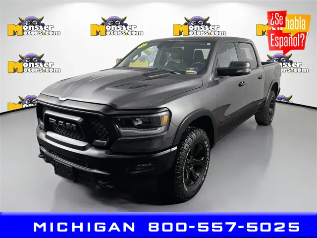 Gray 2023 Ram 1500 Rebel for sale in Michigan Center, MI