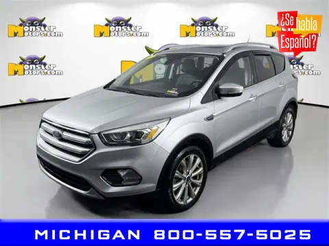 Silver 2017 Ford Escape Titanium for sale in Michigan Center, MI