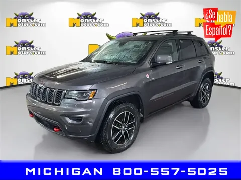 Gray 2018 Jeep Grand Cherokee Trailhawk for sale in Michigan Center, MI