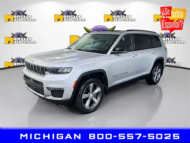Silver 2022 Jeep Grand Cherokee L Limited for sale in Michigan Center, MI