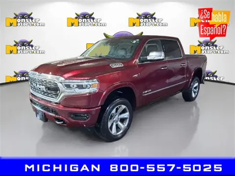 Red 2020 Ram 1500 Limited for sale in Michigan Center, MI