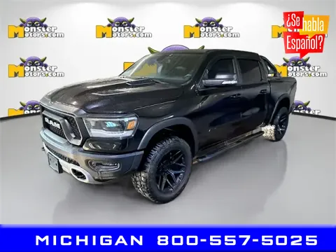 Black 2019 Ram 1500 Rebel for sale in Michigan Center, MI