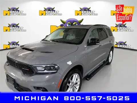Gray 2024 Dodge Durango R/T Plus for sale in Michigan Center, MI