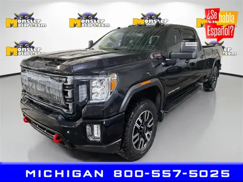 Blue 2023 GMC Sierra 2500HD AT4 for sale in Michigan Center, MI